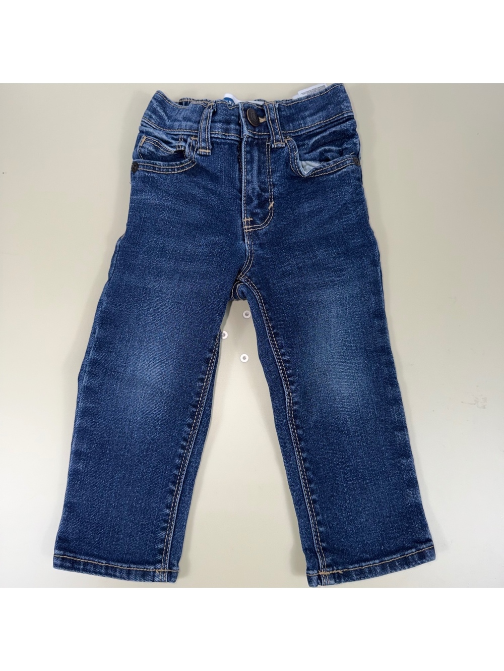 Old Navy Boys 18-24M Straight Leg Jeans Dark Wash